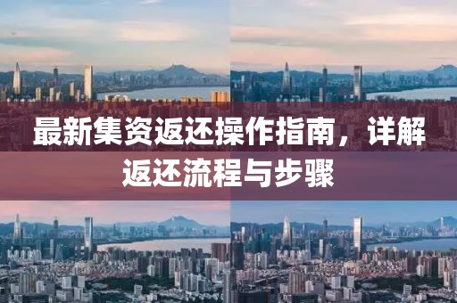 最新集资返还操作指南，详解返还流程与步骤