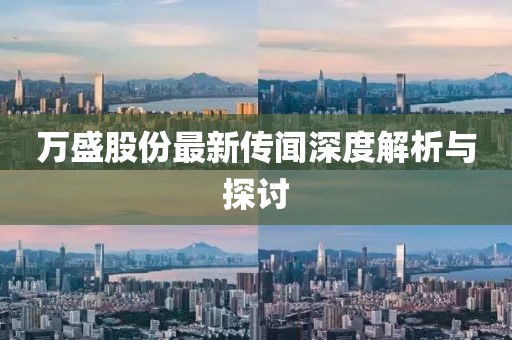 万盛股份最新传闻深度解析与探讨