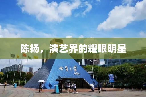 陈扬，演艺界的耀眼明星