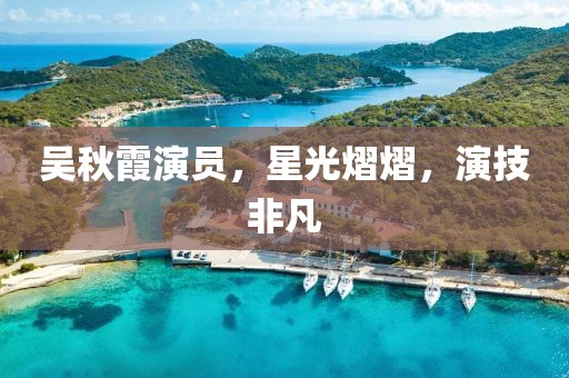 吴秋霞演员，星光熠熠，演技非凡