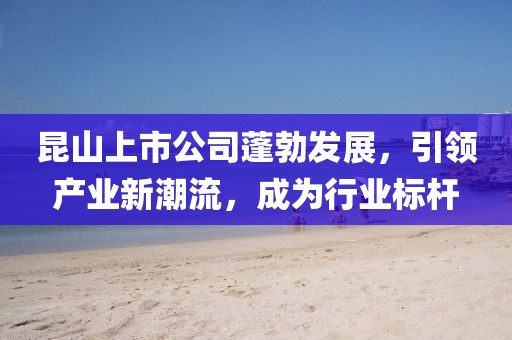 昆山上市公司蓬勃发展，引领产业新潮流，成为行业标杆