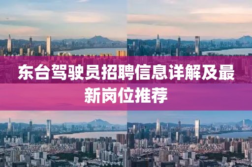 东台驾驶员招聘信息详解及最新岗位推荐