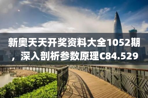 新奥天天开奖资料大全1052期，深入剖析参数原理C84.529