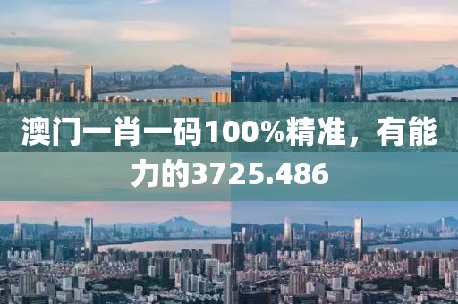 澳门一肖一码100%精准，有能力的3725.486