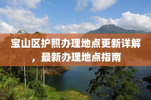 宝山区护照办理地点更新详解，最新办理地点指南