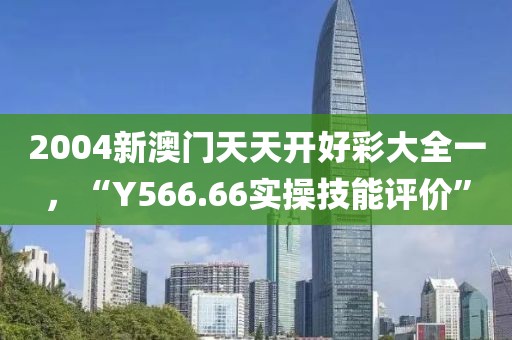 2004新澳门天天开好彩大全一，“Y566.66实操技能评价”