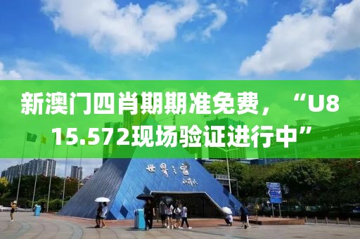 新澳门四肖期期准免费，“U815.572现场验证进行中”