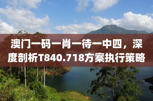 澳门一码一肖一待一中四，深度剖析T840.718方案执行策略