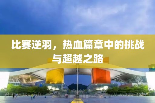 比赛逆羽，热血篇章中的挑战与超越之路