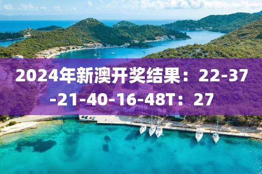 2024年新澳开奖结果：22-37-21-40-16-48T：27