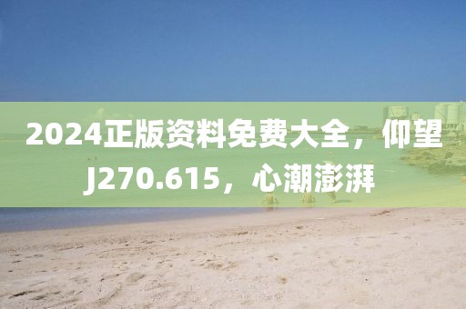 2024正版资料免费大全，仰望J270.615，心潮澎湃