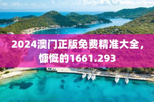 2024澳门正版免费精准大全，慷慨的1661.293