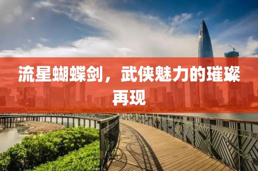 流星蝴蝶剑，武侠魅力的璀璨再现