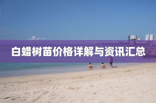 白蜡树苗价格详解与资讯汇总