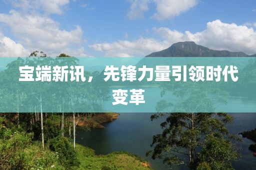 宝端新讯，先锋力量引领时代变革