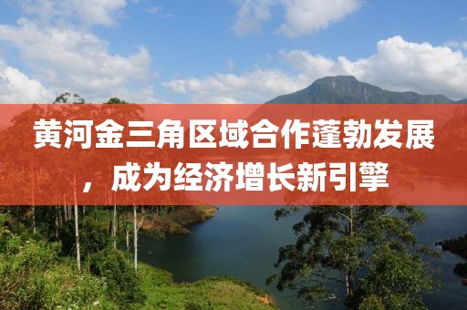 黄河金三角区域合作蓬勃发展，成为经济增长新引擎