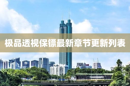 极品透视保镖最新章节更新列表