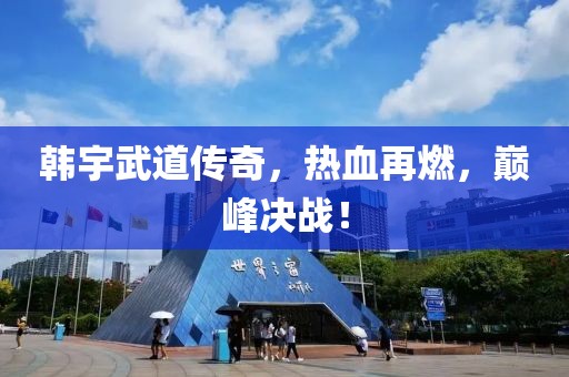 韩宇武道传奇，热血再燃，巅峰决战！