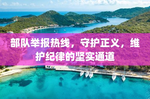 部队举报热线，守护正义，维护纪律的坚实通道