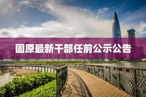固原最新干部任前公示公告
