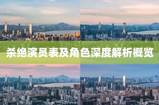 杀绝演员表及角色深度解析概览