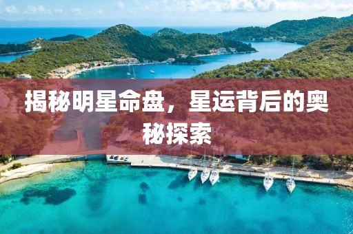 揭秘明星命盘，星运背后的奥秘探索