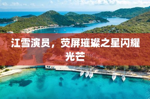 江雪演员，荧屏璀璨之星闪耀光芒