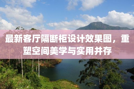 最新客厅隔断柜设计效果图，重塑空间美学与实用并存