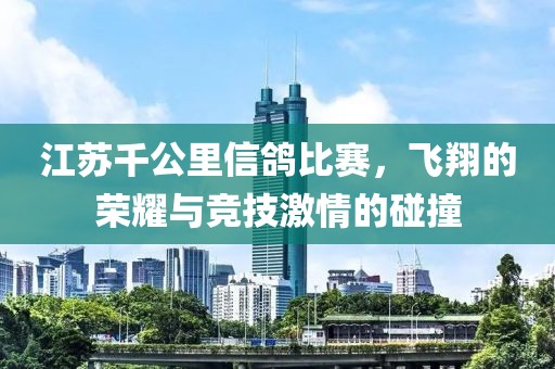 江苏千公里信鸽比赛，飞翔的荣耀与竞技激情的碰撞