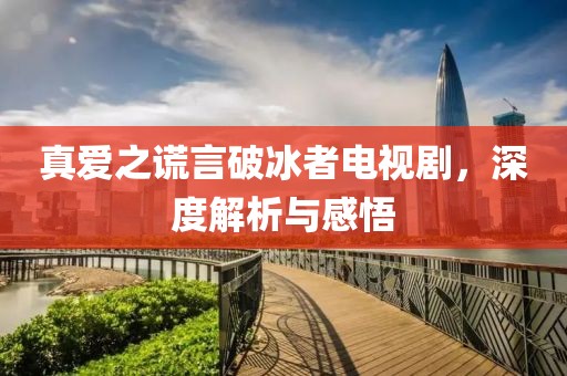 真爱之谎言破冰者电视剧，深度解析与感悟