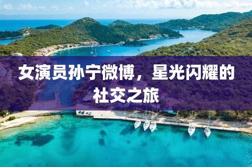 女演员孙宁微博，星光闪耀的社交之旅