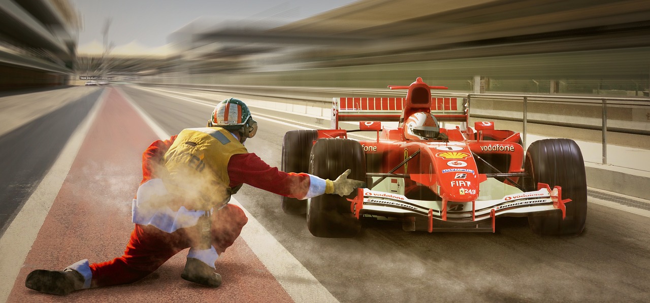 F1赛车比赛，速度与激情的极致展现