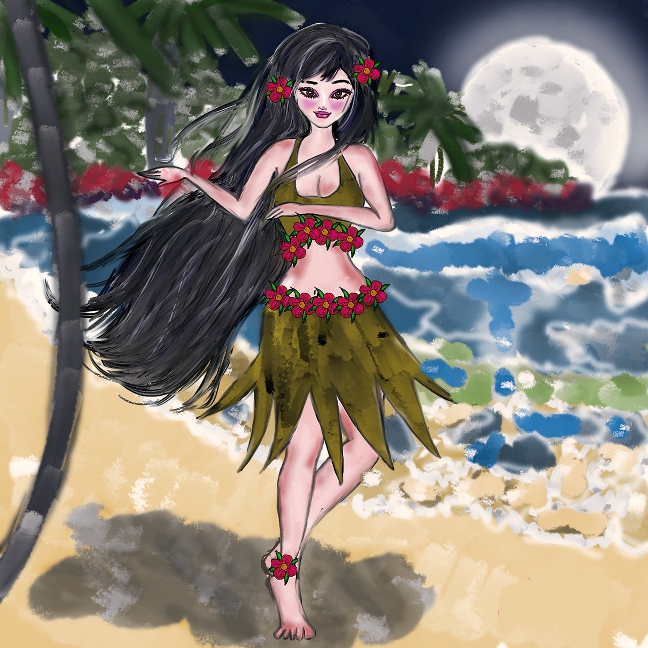 动漫可爱女神的魅力探索，动漫世界中的迷人女性角色